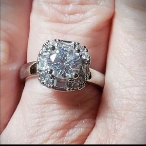 1.50 CTW  Diamond Baguette Ring